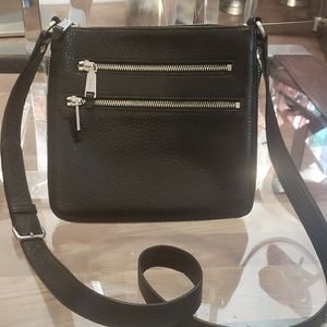 Cole Haan black leather crossbody